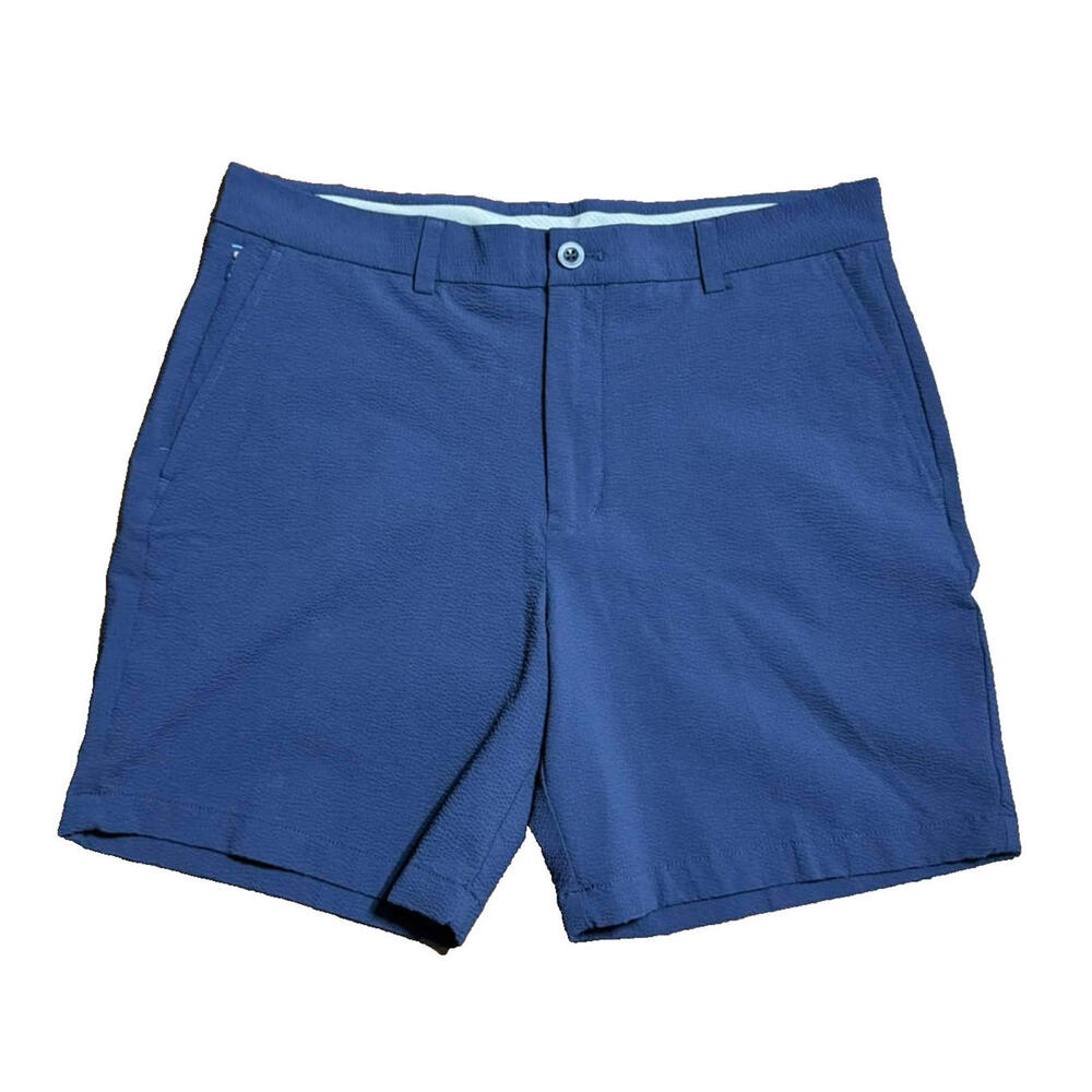 Vineyard Vines Mens Performance On The Go OTG Stretch Golf Shorts Sz 33 34 Navy